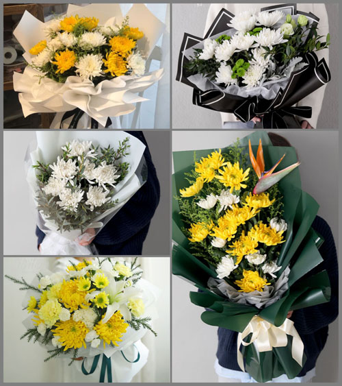 福建福州福清市新厝镇霞埔村白事花束代送